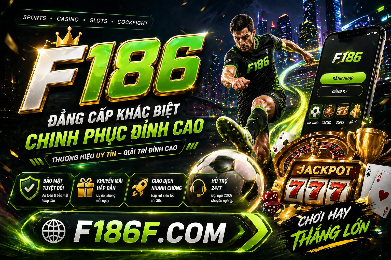 Sân vận động với ánh đèn rực rỡ, biểu tượng cá cược thể thao ole777